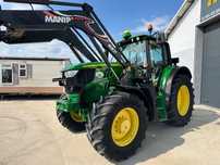 John Deere 6155 M  Ideał ( jak nowy ! ) ładowacz czołowy , GPS , pneumatyka 6150 6175