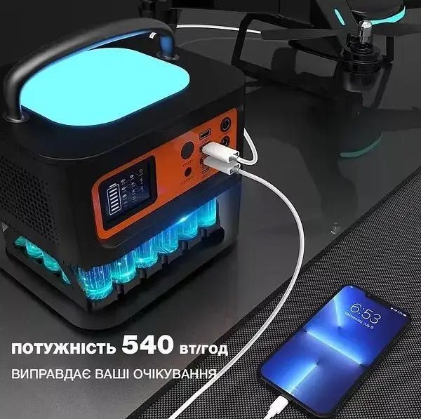 Портативна зарядна станція Tig Fox T500