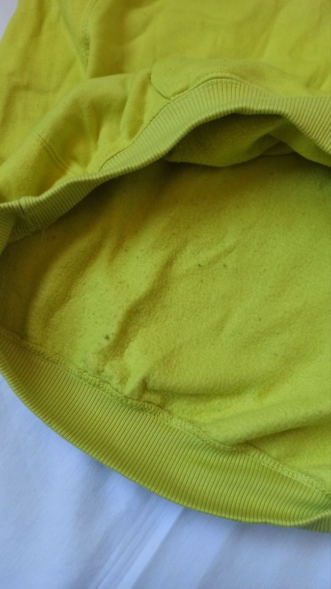 Oversized hoodie verde fluorescente M