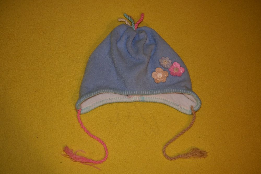 Nowa czapka niebieska kwiaty Mariquita 50 – 54 98 / 104