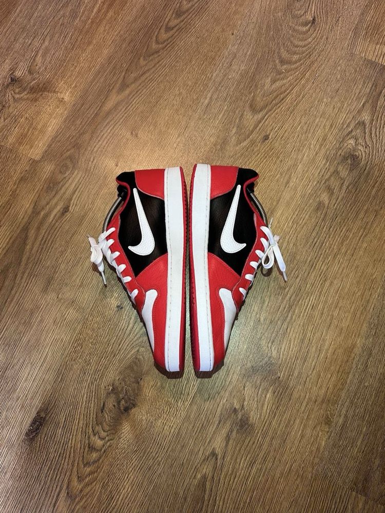 Кросівки Nike Ebernon Low Premium ‘White University Red’