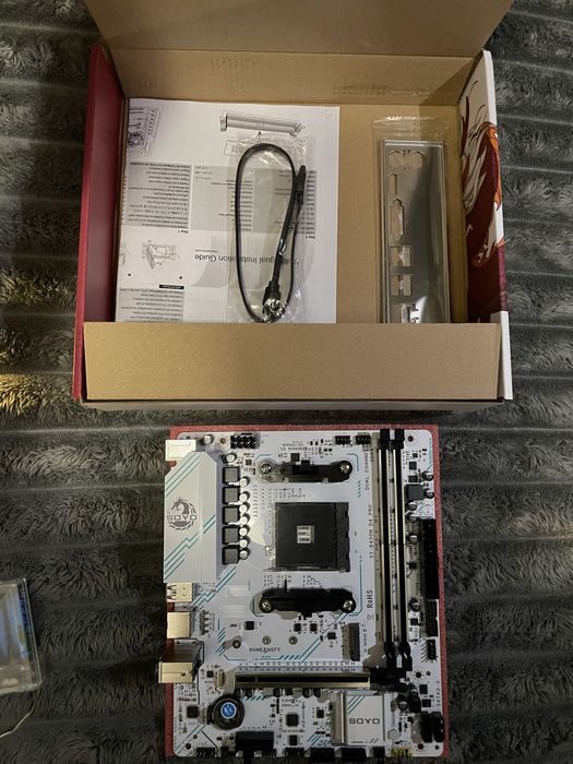 Материнская плата SOYO B450M AM4 Ryzen 1000-5000 DDR4 до 64 ГБ