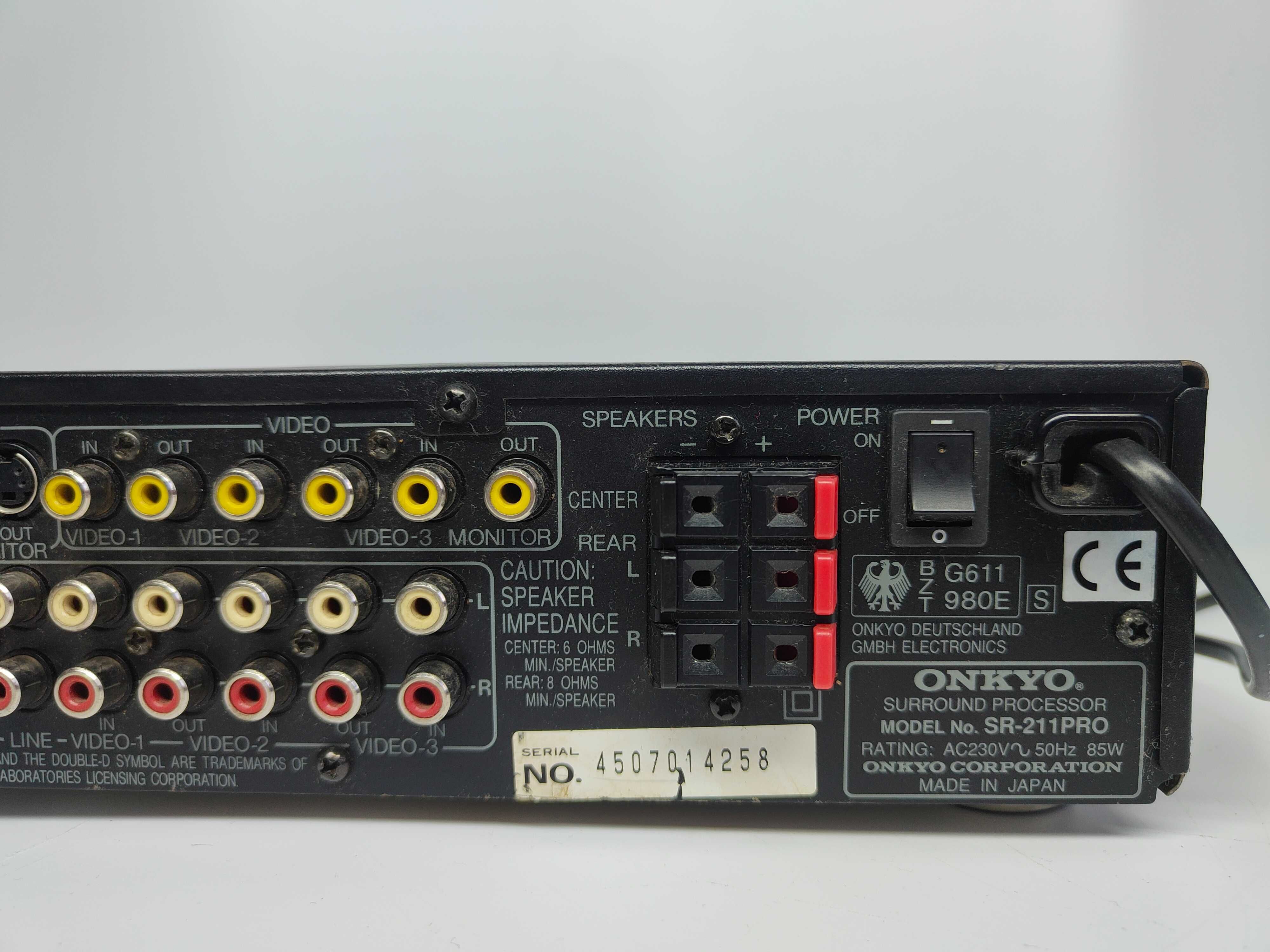 ONKYO AV Surround Processor SR-211PRO