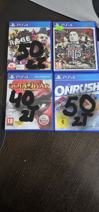 Zestaw gier na ps 4