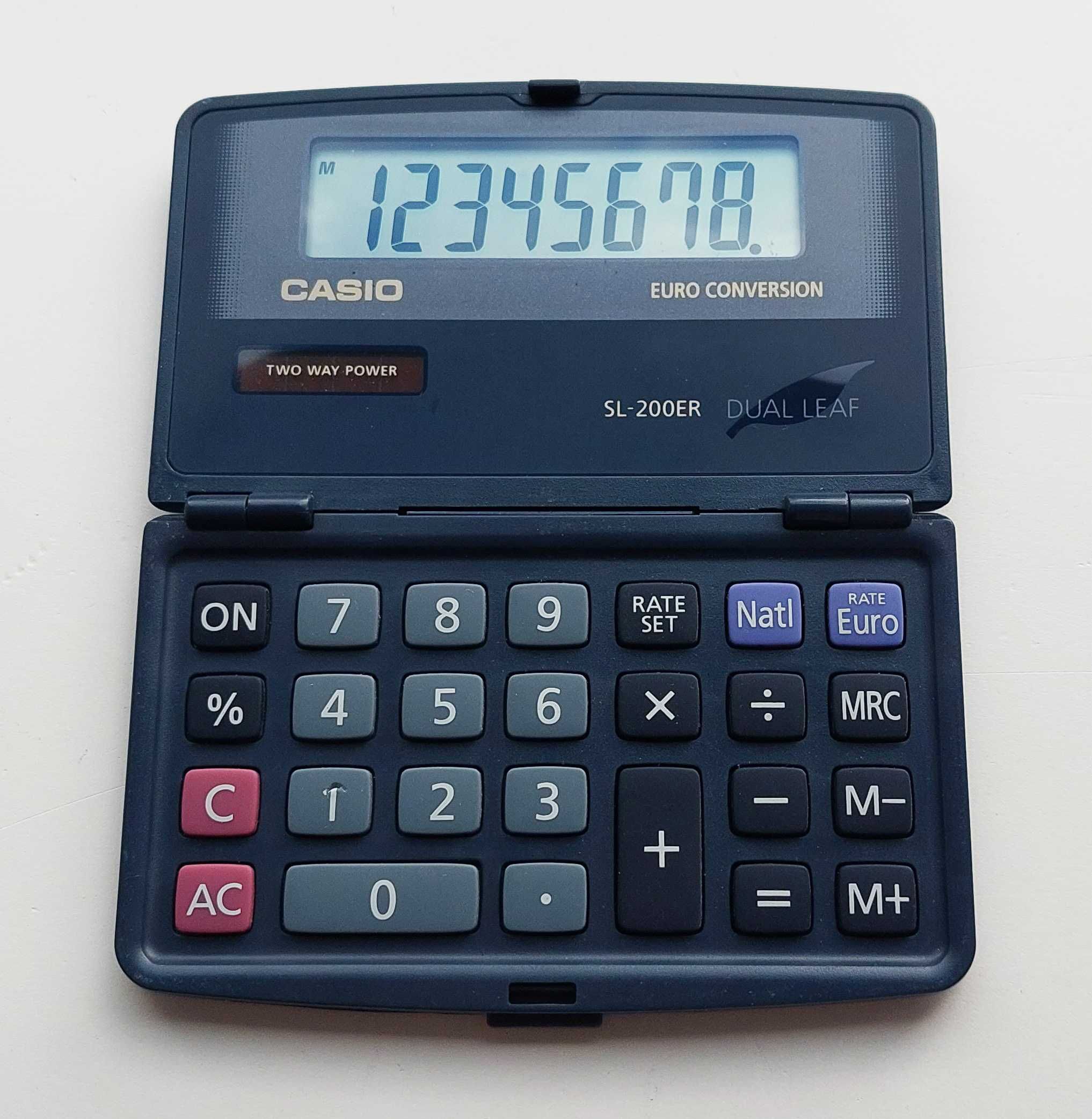 Calculadora electrónica básica Casio SL-200ER / energia solar