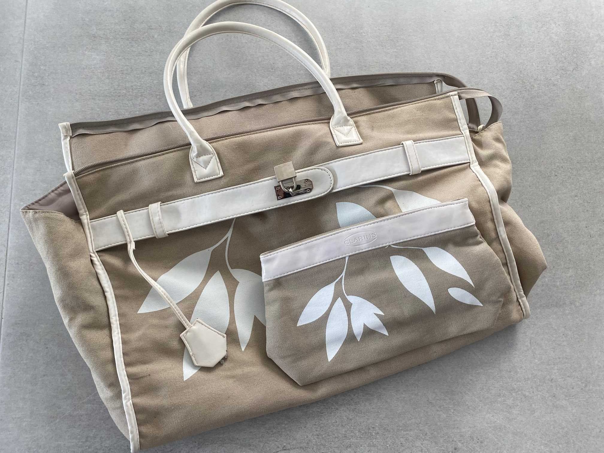 Torba plażowa Clarins wraz z kosmetyczką