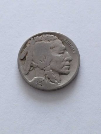 Moneta 5 centow indianin 1930