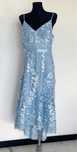 Wuiz piekna. Baby blue haftowana , z trenem na wesele 42 44