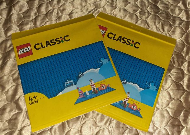 2 sztuki 11025 LEGO Classic Niebieska płytka konstrukcyjna 32x32
