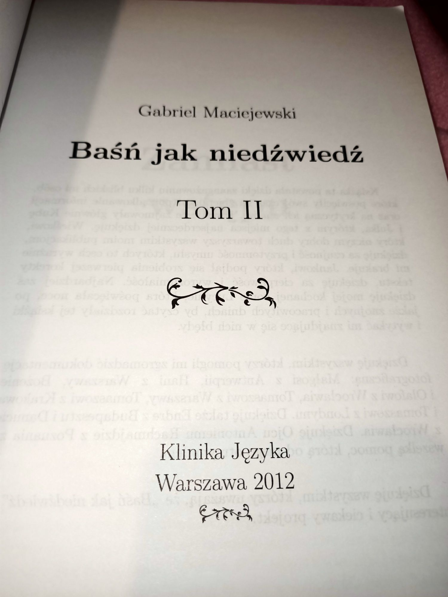 Baśń jak niedźwiedź Polskie historie część 2 Maciejewski