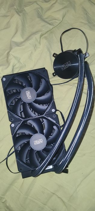 Chłodzenie Cpu wodne Silver Monkey X SNOWY BLACKOUT 240 2x120 mm