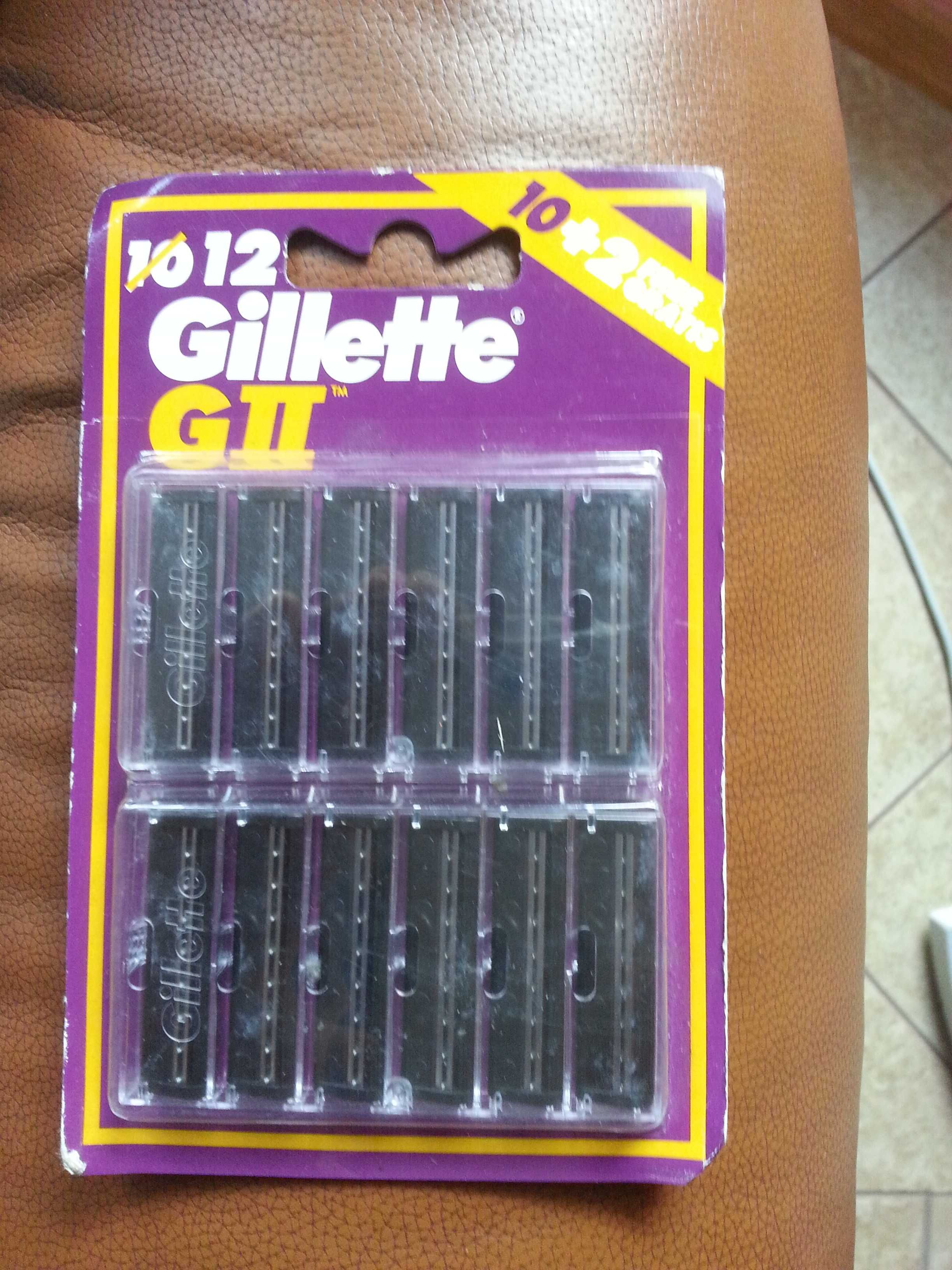 Gillette GII nożyki 12 sztuk