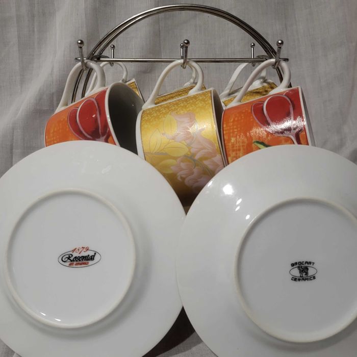 Посуд чашки блюдця фарфор ссср