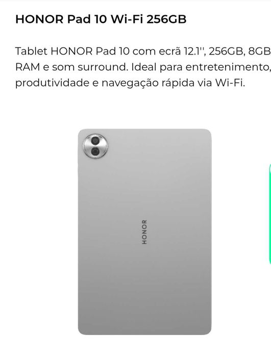 Tablet Honor tab 10