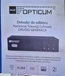 Dekoder DVB-T2 Opticum Blue Na gwarancji stan ładny cena 60 złotych.