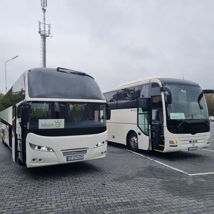 Пасажирскі перевезення.  Оренда автобусів.