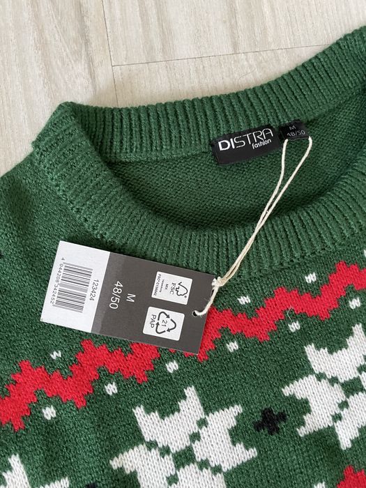 Nowy sweter męski świąteczny Distra Fashion M 48/50
