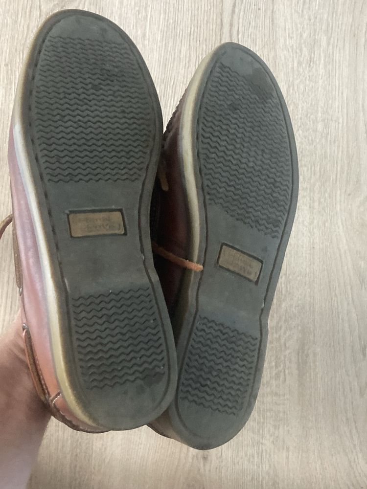 Camel active топсайдери 40 41 25.5 кожа timberland