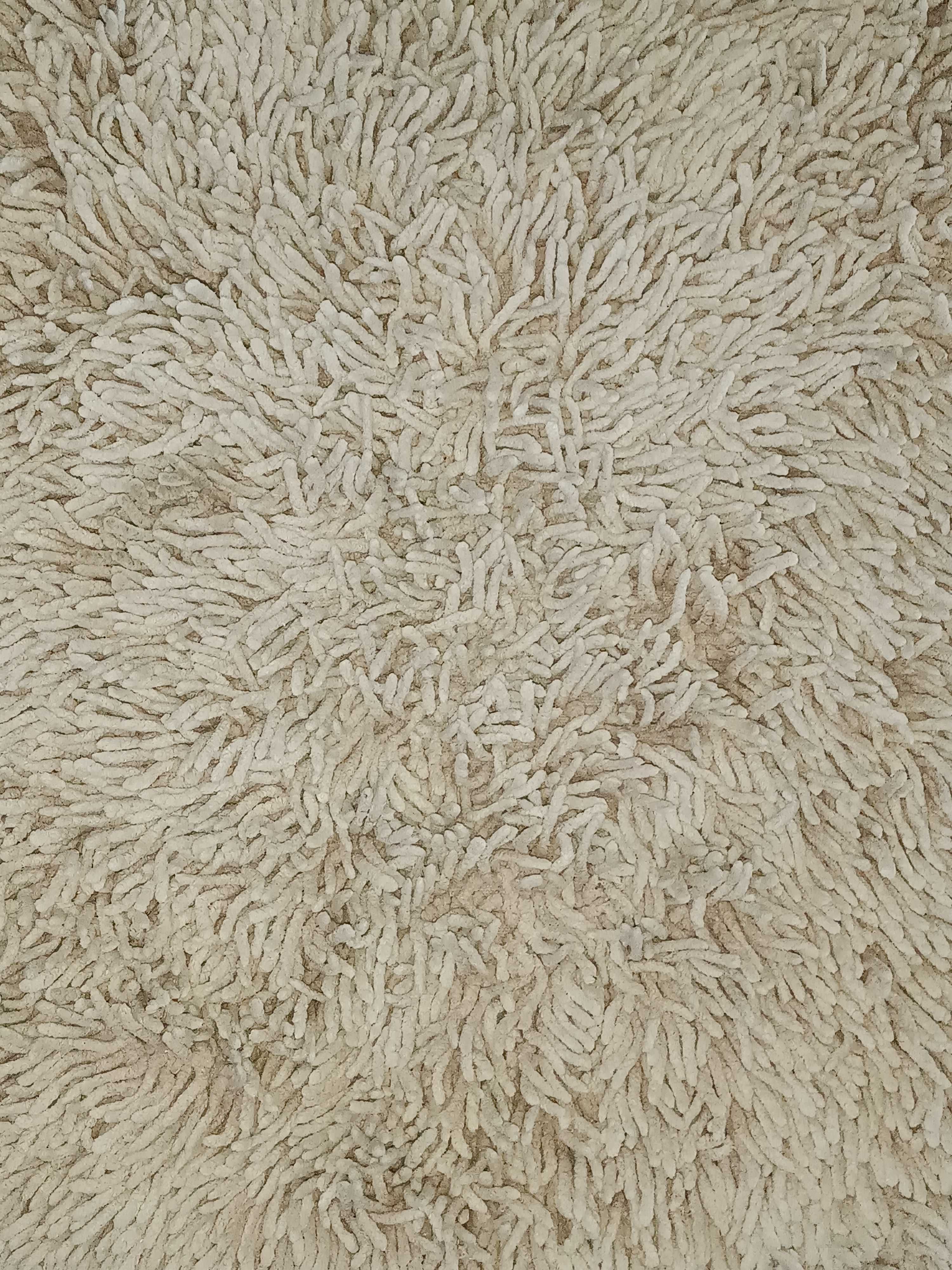 dywan shaggy beżowy