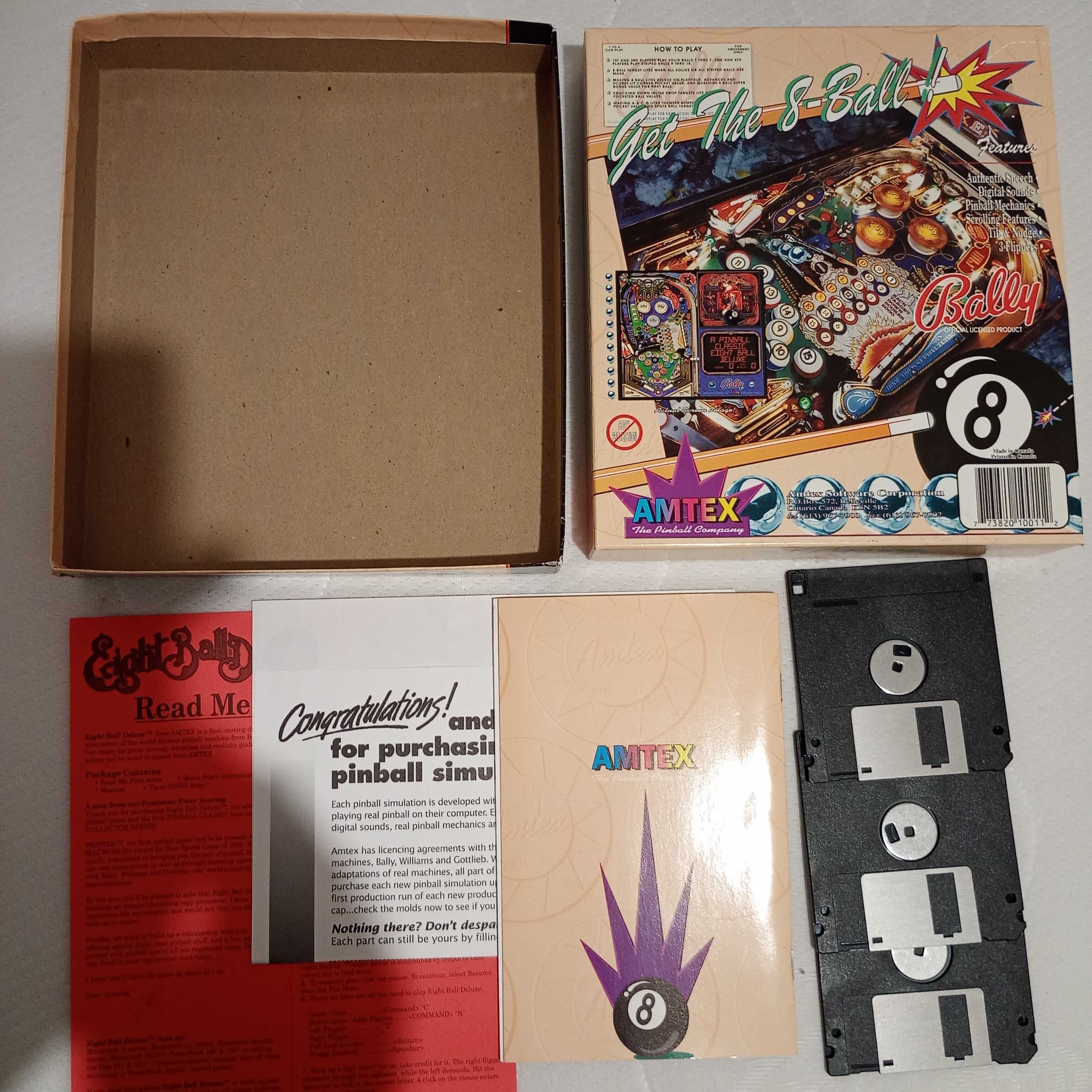 Eight Ball Deluxe Pinball Mac Big Box Eng