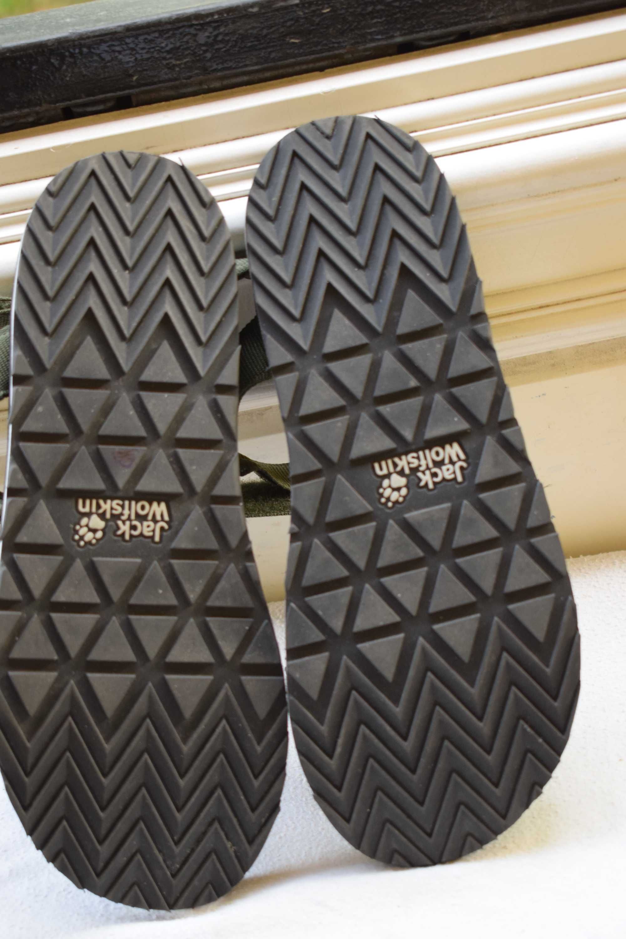 босоножки сандали сандалии на липучках Jack Wolfskin р. 40,5 хаки