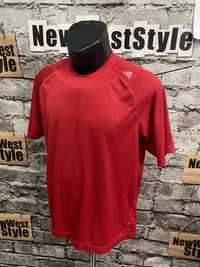 Koszulka męska / Adidas / czerwona elastyczna L