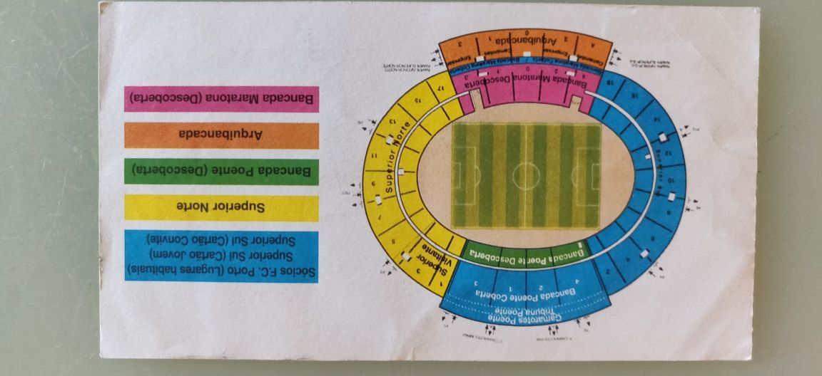 Bilhete Portugal Holanda 2002