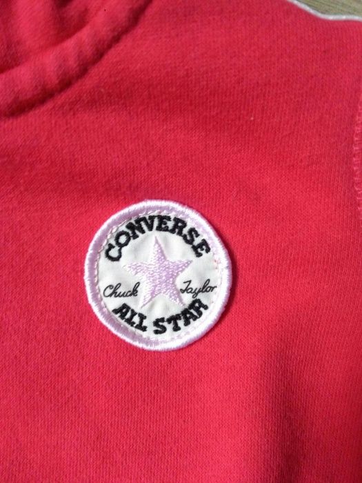 Dres Converse 68, dresik, róż, dziewczynka, różowy, bluza, spodnie
