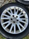 Felgi z oponami zimowymi OEM 225/55 R17 5x112 audi volkswagen skoda