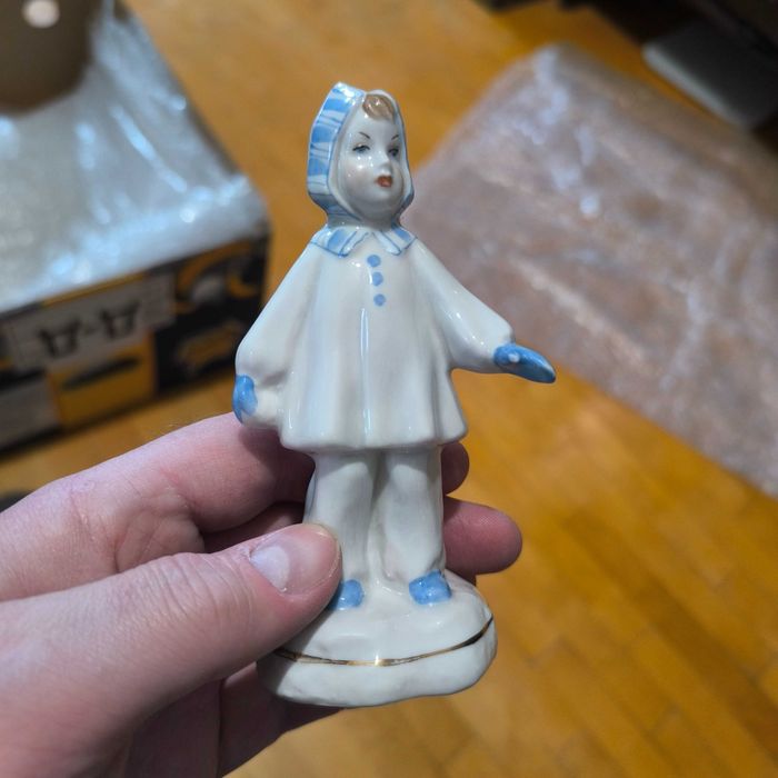 Девочка со снежком, Зима. Дулево ДЗ. СССР