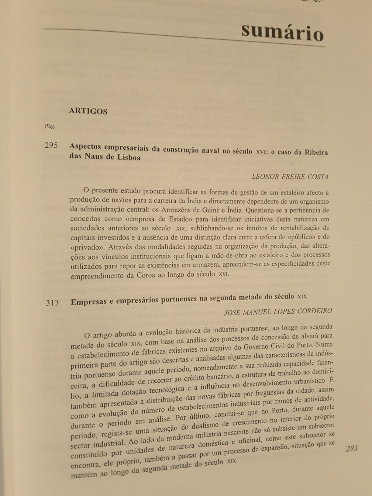 História Empresarial em Portugal / Economia de Guerra