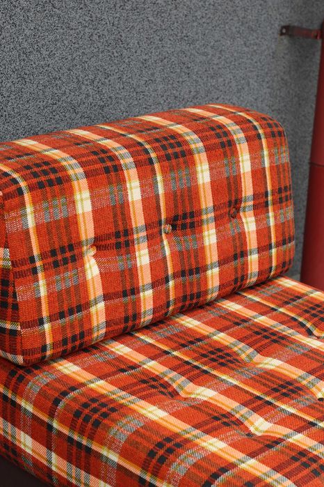 Fotel modułowy rozkładany Niemcy lata 70 vintage