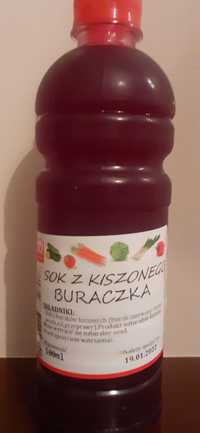 Sok z kiszonych buraków bio, 500 ml, promocja cena z dostawą