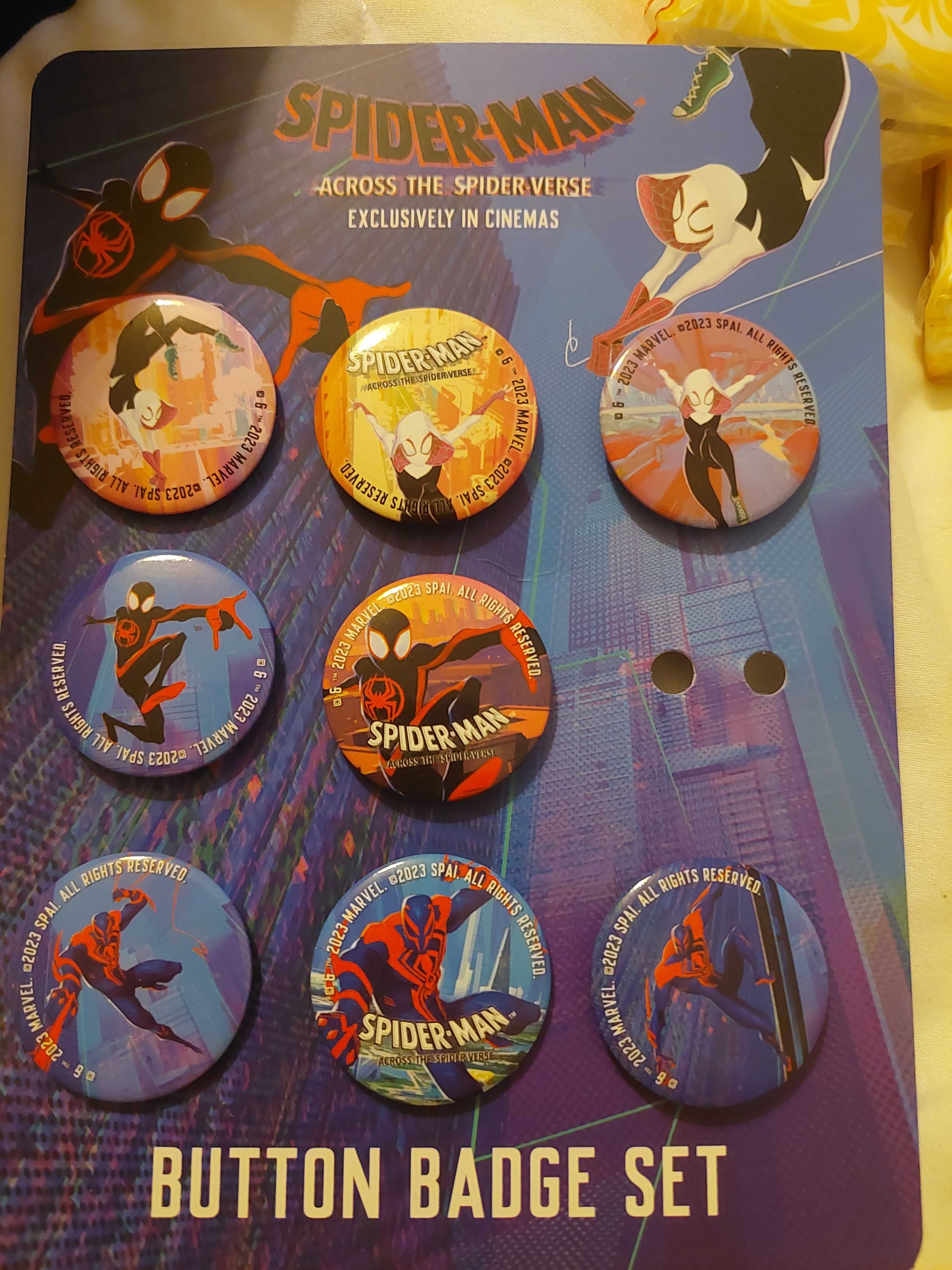 Spiderman pins exclusivos