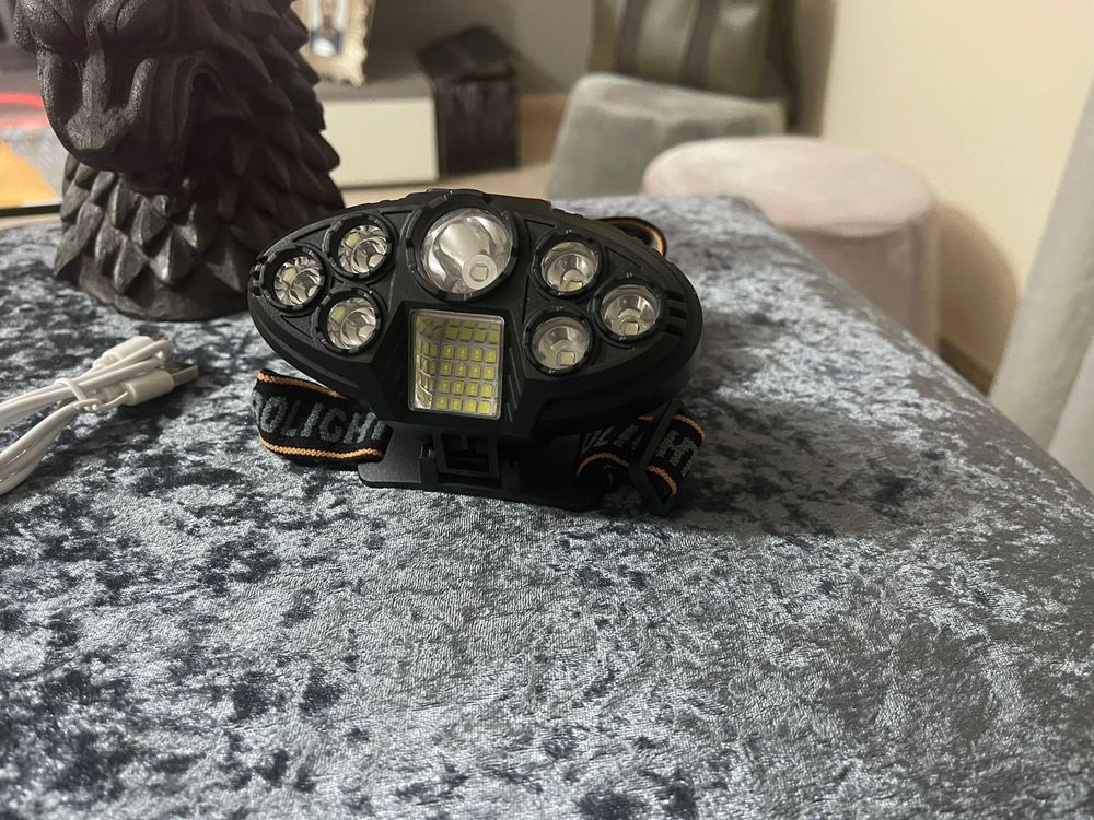 Lanterna Cabeça 8leds