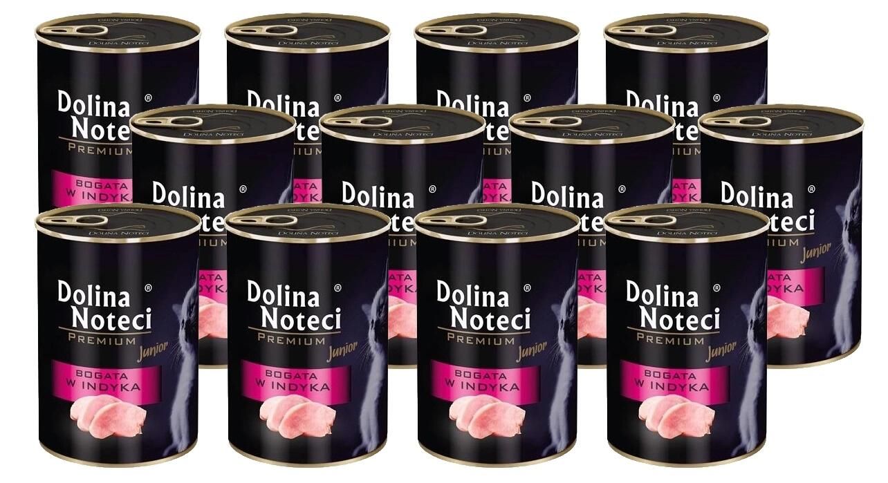 4X Dolina Noteci Premium Kot Junior Indyk 400G X12