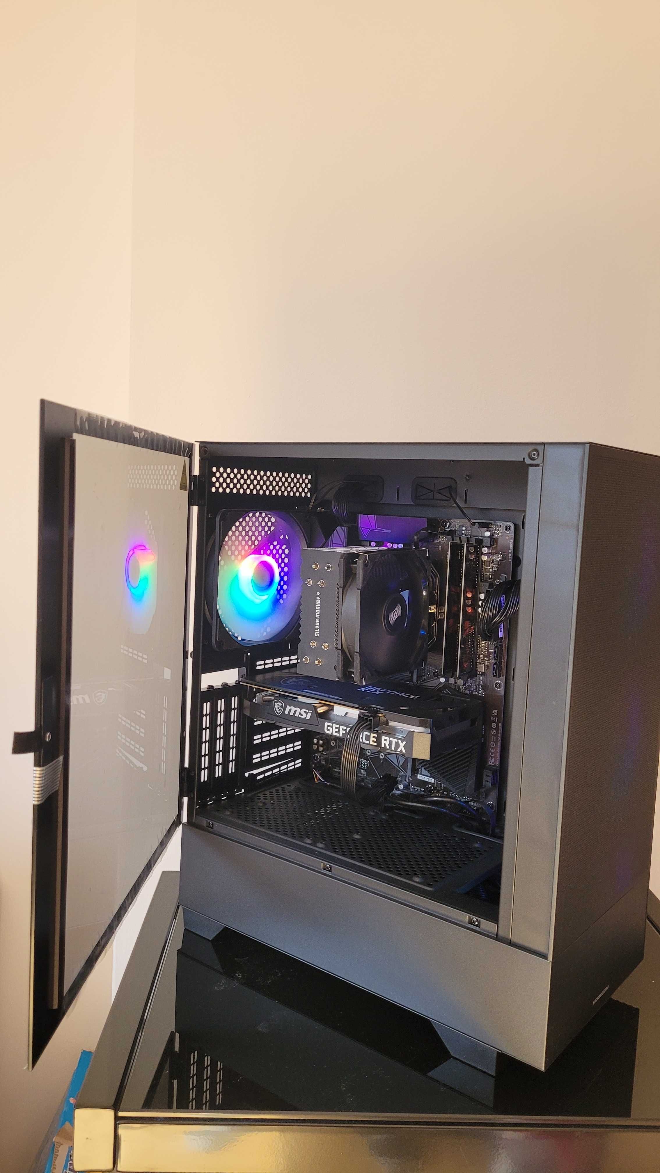 Komputer gamingowy Ryzen5 5600 GeForce3060Ti 16GB RAM dysk ssd m2 1TB