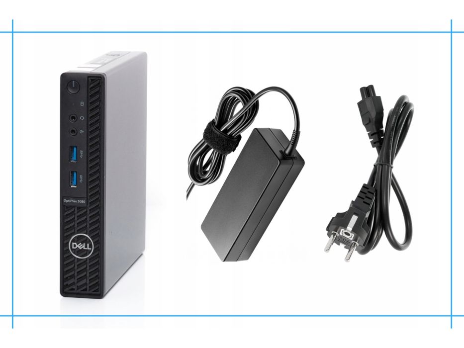 komputer mini pc dell optiplex 3080 tiny i5 16gb 512ssd win11 pro