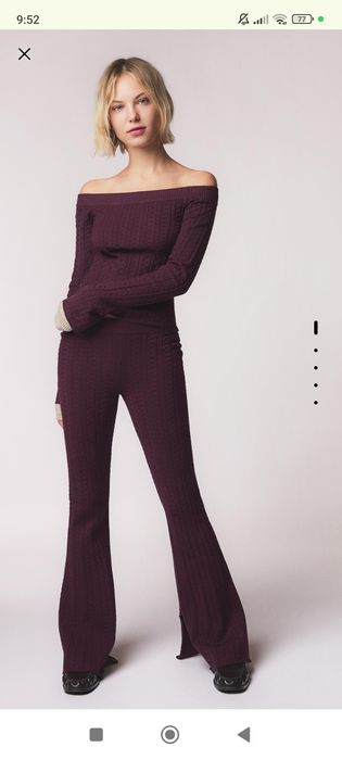 Костюм бордо Berhska