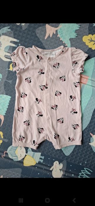 Rampers, piżamka H&M r. 68 Minnie