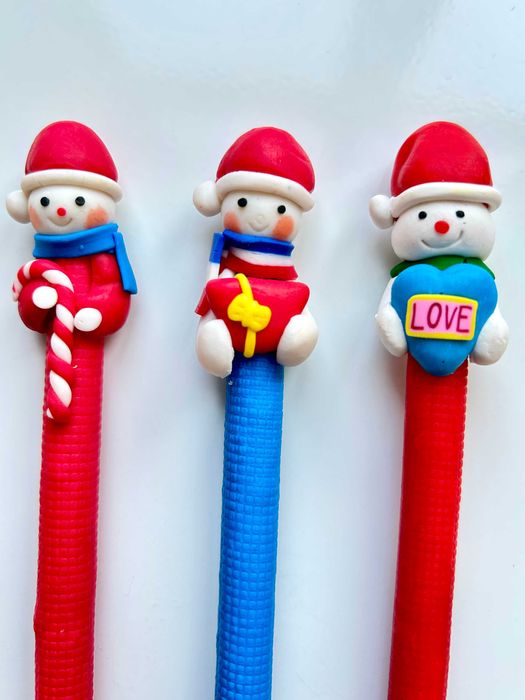 Canetas Boneco de Neve