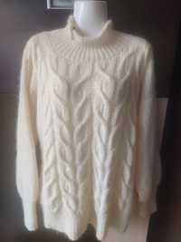 Sweter merynos-kidmoher  M-XL