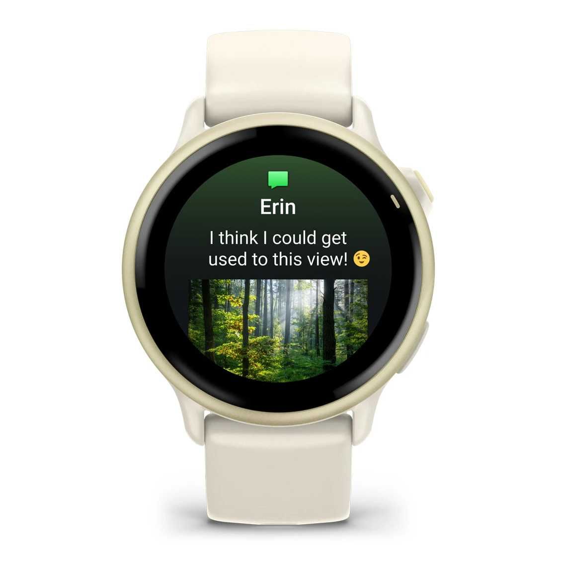 Смарт-годинник Garmin Vivoactive 6 Lunar Gold w. Bone Band