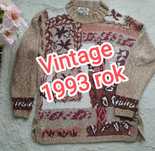Unikatowy retro sweter z 1993 r Heirloom Collectibles  L 40 vintage y2