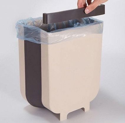 Складний контейнер-смітник для кухні підвісний мусорник