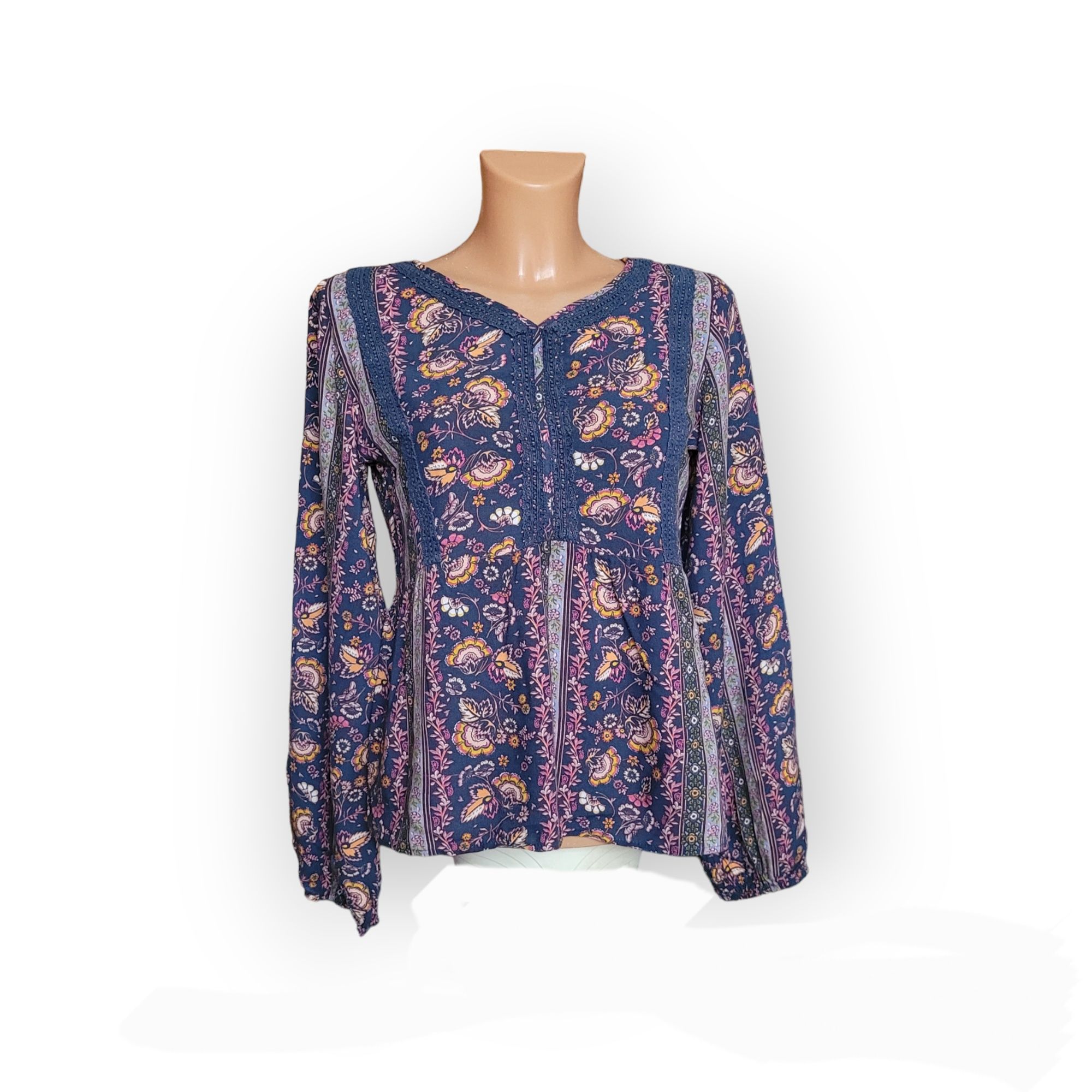 Usa Art Class zwiewna bluzeczka stylowa rayon hit