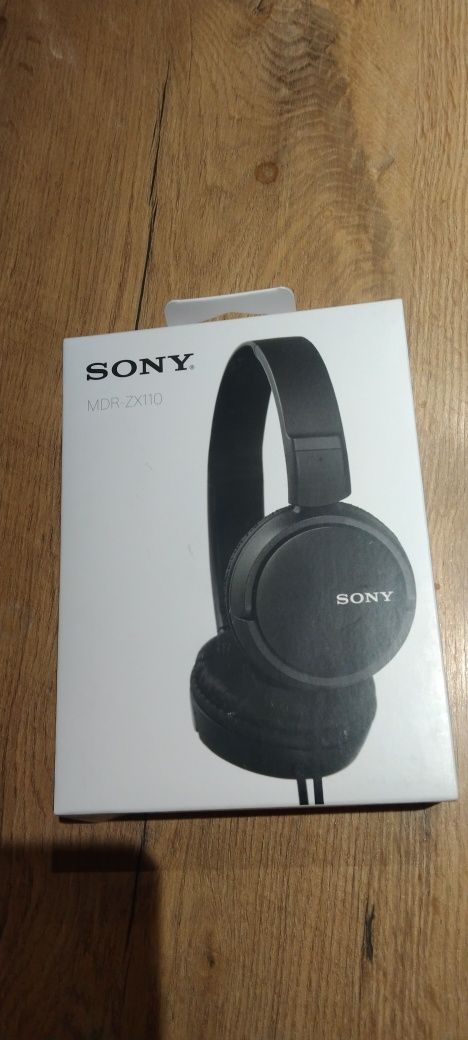 Słuchawki. Sony Stereofoniczne Czarne