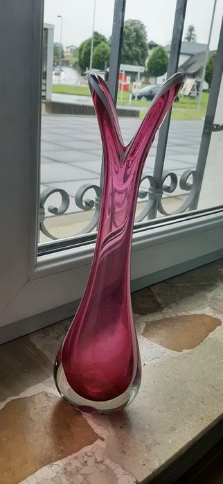 szkło murano . wazon murano . wazon na kwiaty