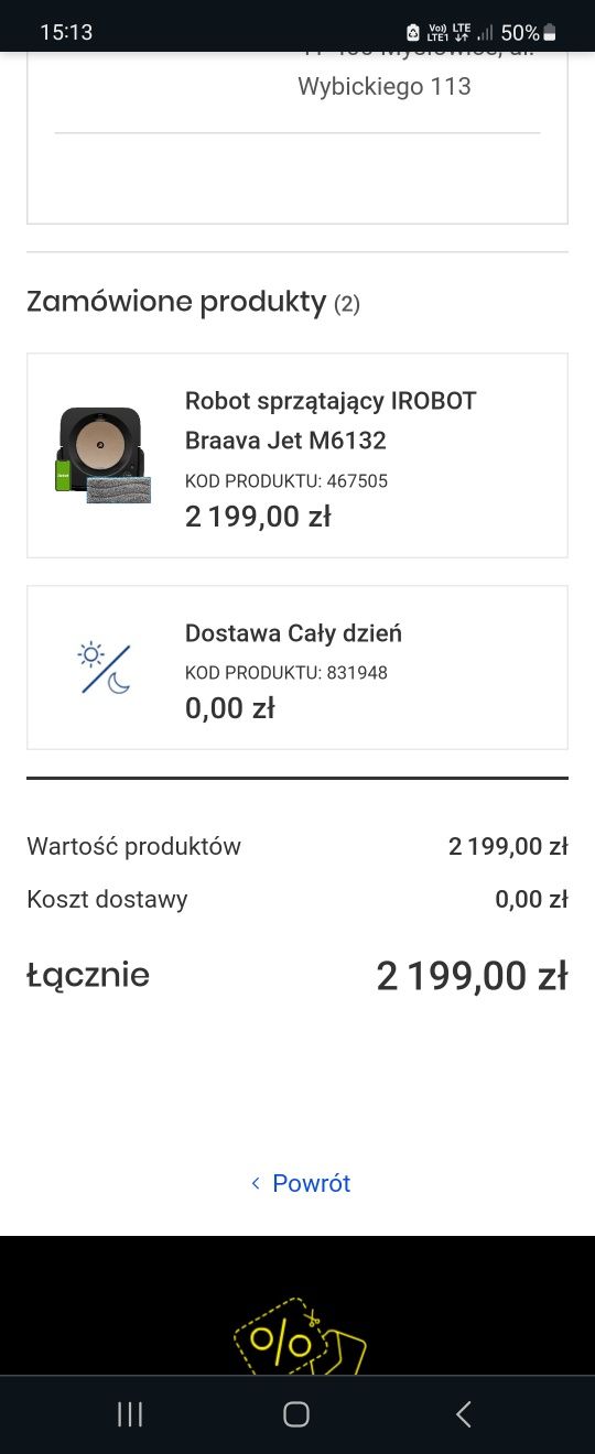 Robot odkurzacz Roomba i7+ Robot mopujący Braava jet® m6 na gwarancji