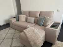 Sofá com chaise long